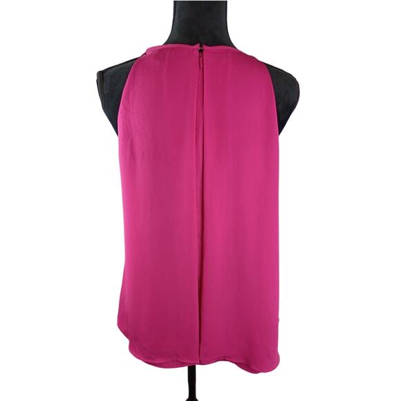 Zac & Rachel Women's Dressy Blouse Medium Pink Polyester - Picture 2 of 4